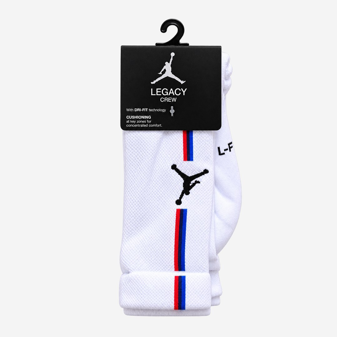 Meia Jordan Legacy branca